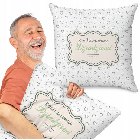 Poduszka na dzień Dziadka - Kochanemu Dziadziowi Prezent na Dzień Dziadka