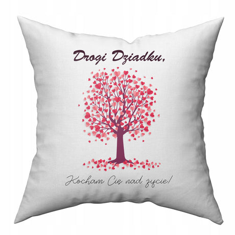 Poduszka na dzień Dziadka -Drogi Dziadku Kochamy Cię Prezent na Dzień Dziadka