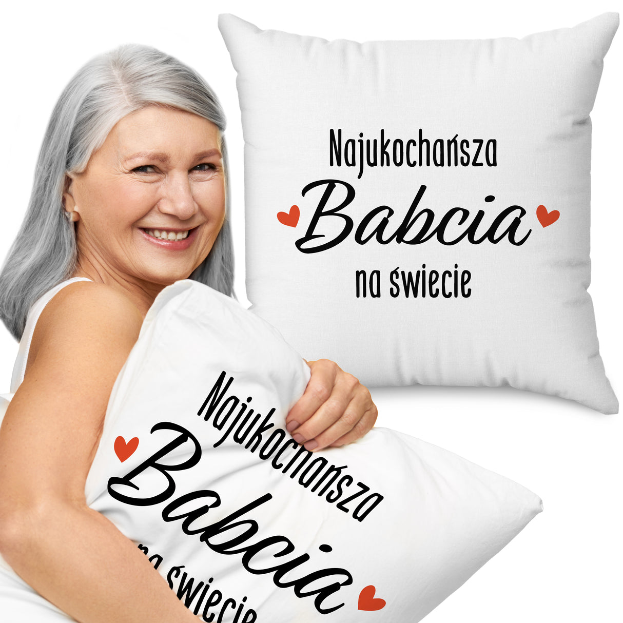 Poduszka na Dzień Babci - Najukochańsza babcia na świecie