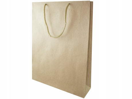 Torba papierowa ECO prestige 300x100x400mm Brązowa