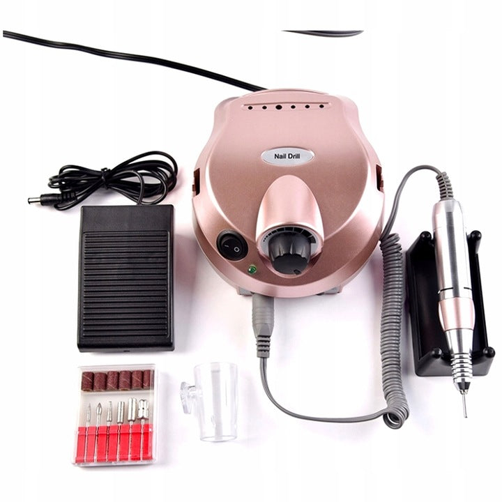 Profesjonalna frezarka do paznokci 65W + Zestaw frezów