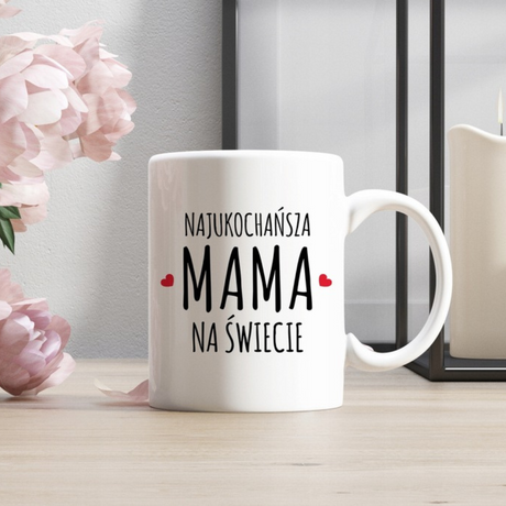 KUBEK prezent na Dzień Matki - Najukochańsza mama na świecie