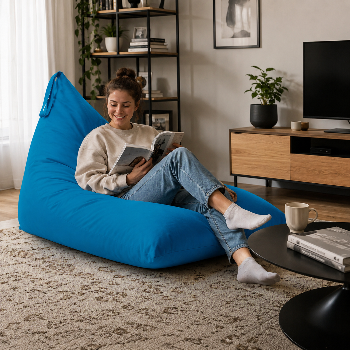 Pufa Pillow XL OXFORD Jednokolorowa