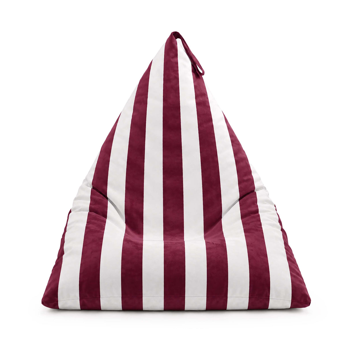 Sedací vak Pillow XL VELVET Barevné pruhy