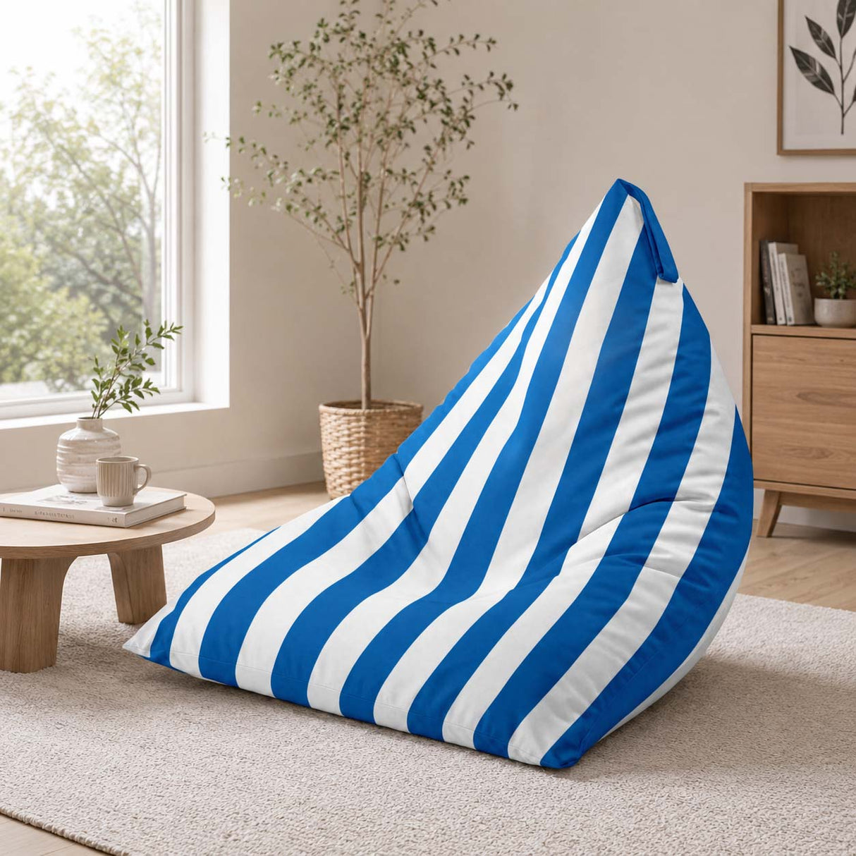 Pufa Pillow XL OXFORD Paski Kolorowe