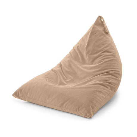 Pufa Pillow XL Velvet Jednokolorowa Beżowy