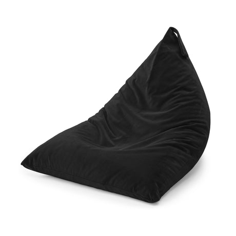 Pufa Pillow XL Velvet Jednokolorowa Czarny