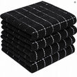 Ścierki kuchenne bawełniane 340x740mm czarne