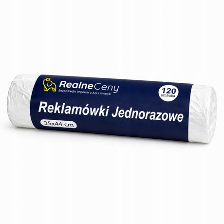 Reklamówki foliowe zrywki mocne 120 szt.