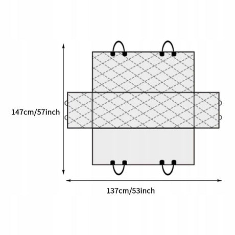 Samochodowa Mata dla Psa – Pokrowiec Ochronny na Siedzenie