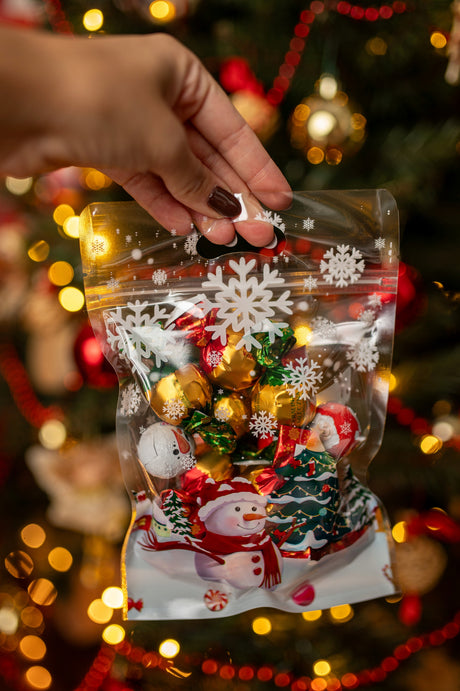 Woreczki celofanowe z zamknięciem Bałwan