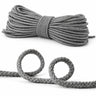 Sznurek bawełniany pleciony 5mm Szary