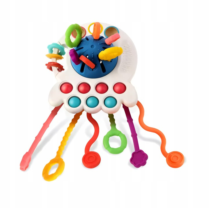 Sensoryczny gryzak ośmiornica 2w1