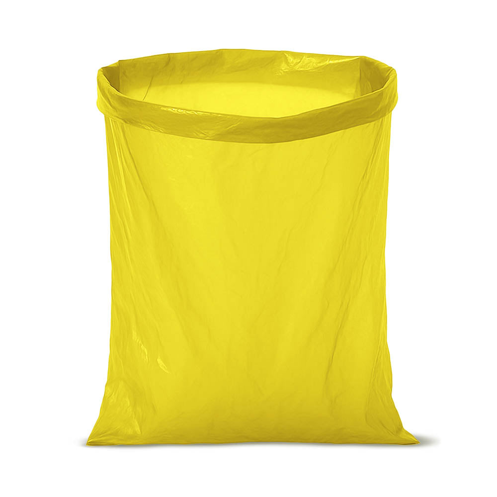 Żółte worki na śmieci z recyklingu 35 L