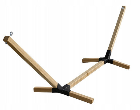 Składany DREWNIANY stelaż na hamak ogrodowy