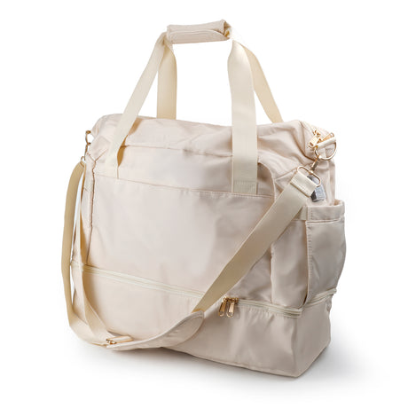 Torba Podróżna Ecru z Kosmetyczką