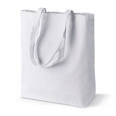 Torba bawełniana 380x80x420mm Biała Uchwyt: 70cm