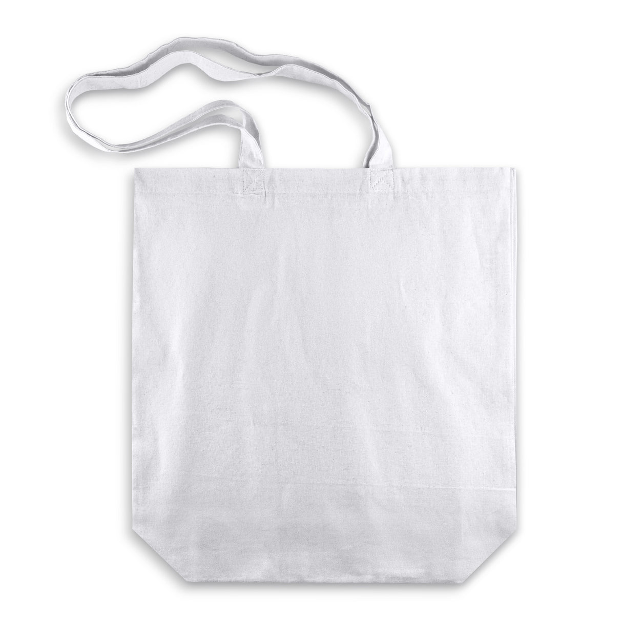 Torba bawełniana 380x80x420mm Biała Uchwyt: 70cm