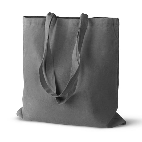 Torba bawełniana 380x420mm Szara Uchwyt: 70cm