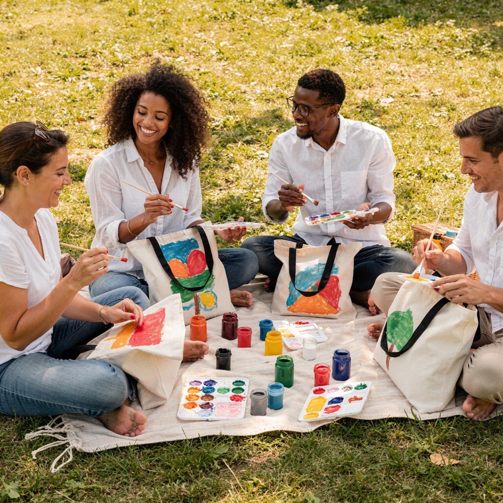 Torba Bawełniana 500x100x400mm Ecru