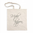 Torba Bawełniana "Make It Happen" 380x400mm Ecru
