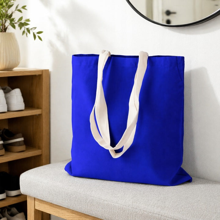 Torba Bawełniana 380x420mm Chabrowa