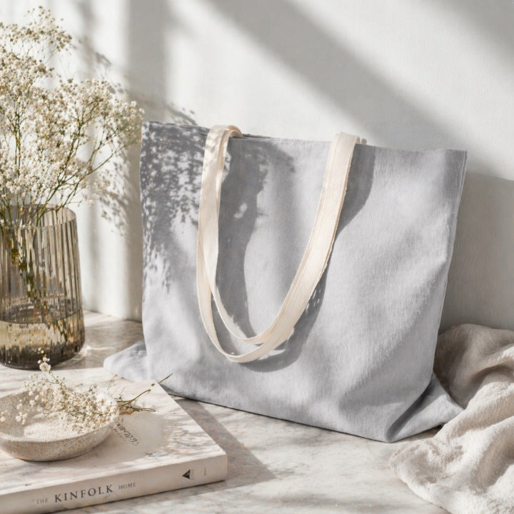 Torba Bawełniana 380x420mm Popielata