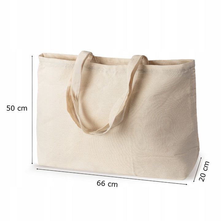 Torba Bawełniana 660x500mm Ecru