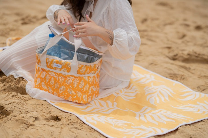 Torba ręcznik 2w1 Pomarańczowa 87x150cm