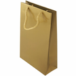 Torba laminowana z uchwytem sznurkowym 170x70x250mm Złoty