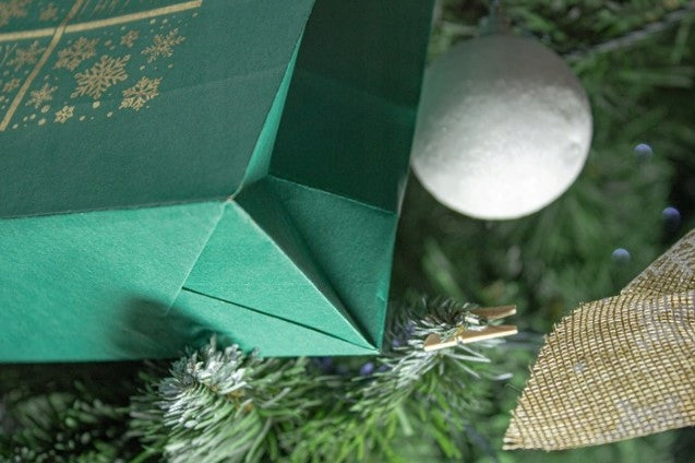 Torba papierowa świąteczna MERRY CHRISTMAS 180x80x225mm