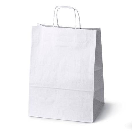 Torba Papierowa 305x170x425mm z Nadrukiem FULLPRINT Biała od 50 szt.
