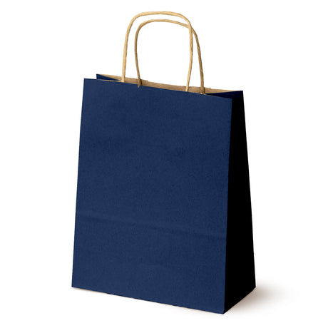 Paper Bag with Twisted Handle 180x80x225mm Navy Blue