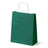 Torba Papierowa z Uchwytem Skręcanym 180x80x225mm - Ciemnozielona Biały