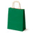 Torba Papierowa z Uchwytem Skręcanym 180x80x225mm - Ciemnozielona Brązowy