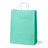 Torba Papierowa z Uchwytem Skręcanym 240x100x320mm - Zielona pastelowa Biały
