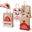 Torba papierowa świąteczna 210x110x270mm Święty Mikołaj 4szt.