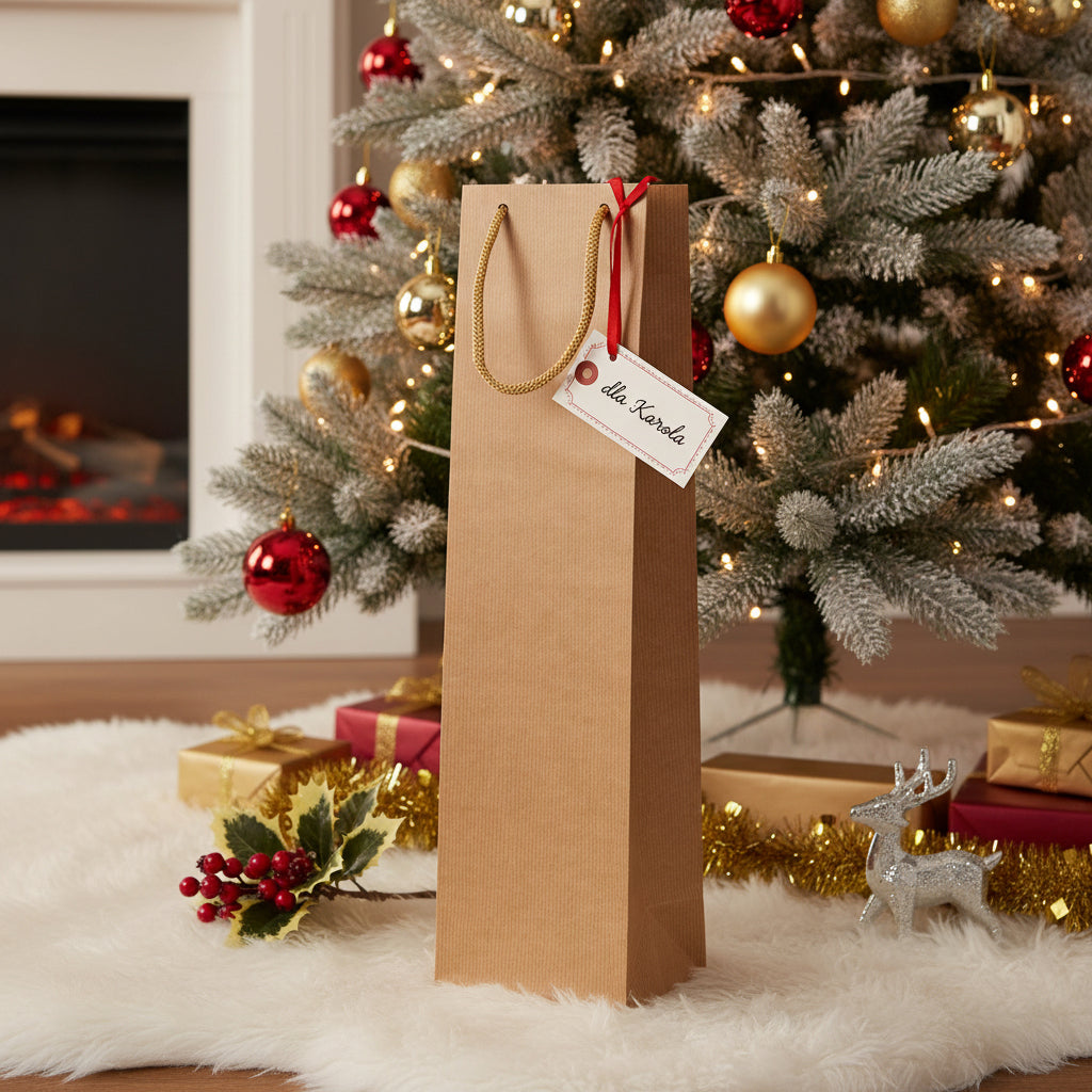 Torba Papierowa ECO Prestige 110x90x400mm Brązowa