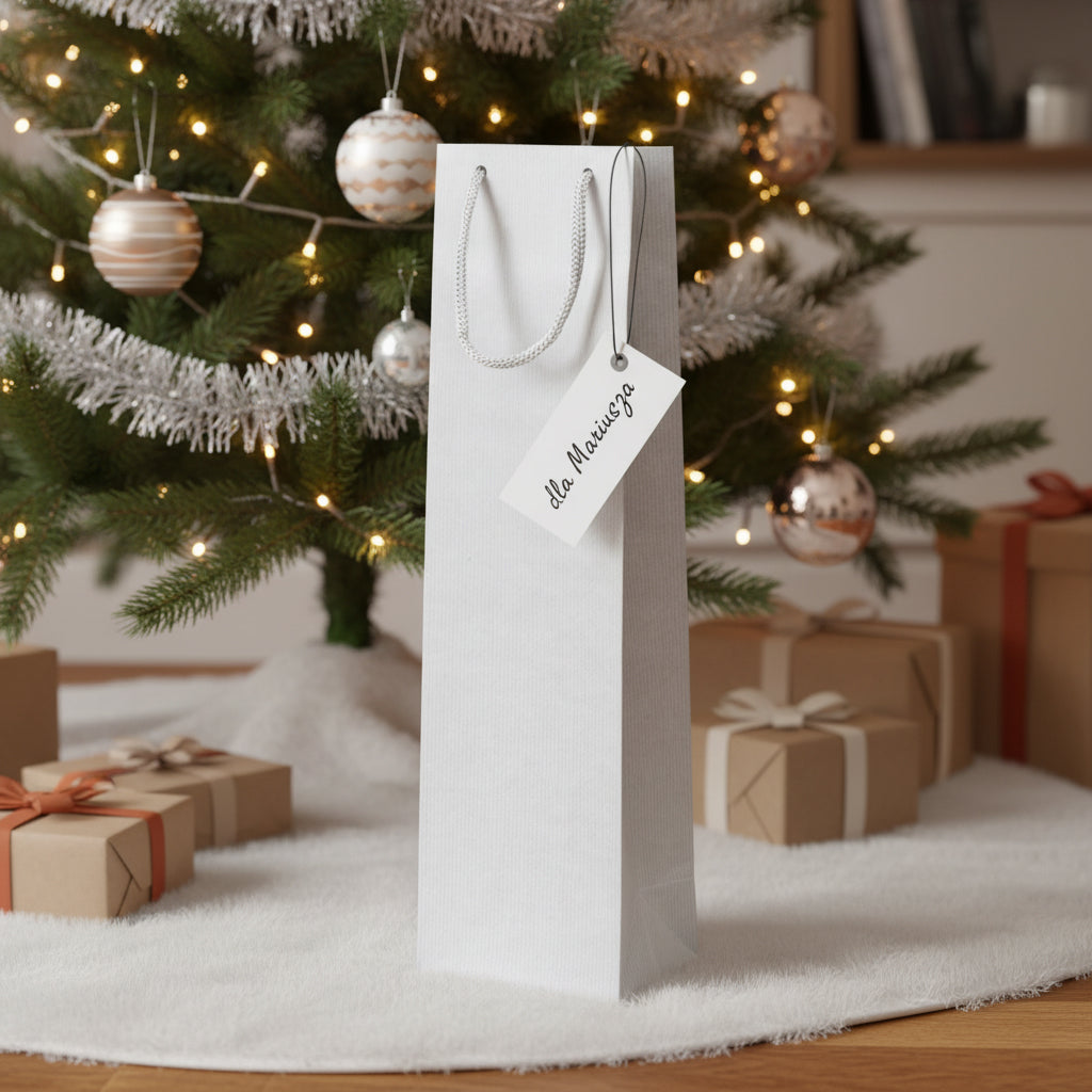 Torba Papierowa ECO Prestige 110x90x400mm Biała