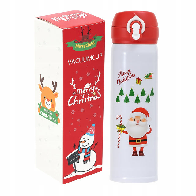 Termos biały Mikołaj 500ml