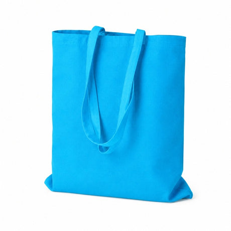 Torba Bawełniana 350x420mm Niebieska Uchwyt: 70cm