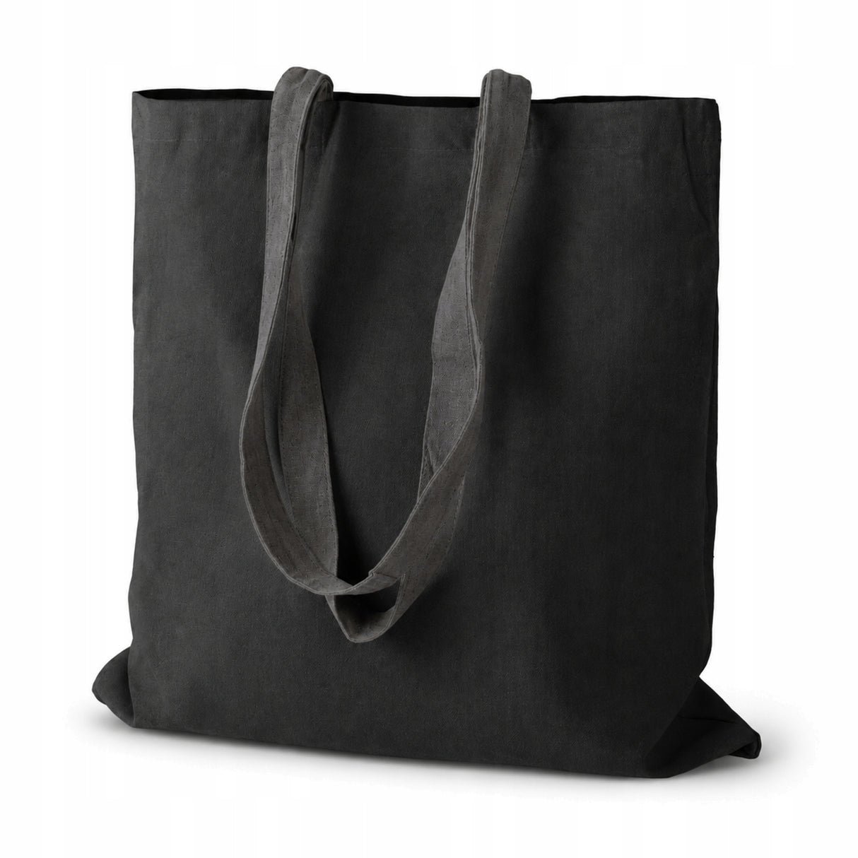 Torba Bawełniana 380x420mm Czarna Uchwyt: 70cm