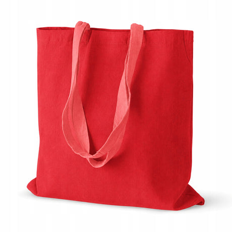 Torba Bawełniana 380x420mm Czerwona Uchwyt: 70cm
