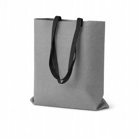 Torba Bawełniana 380x420mm Szara Uchwyt Czarny: 70cm