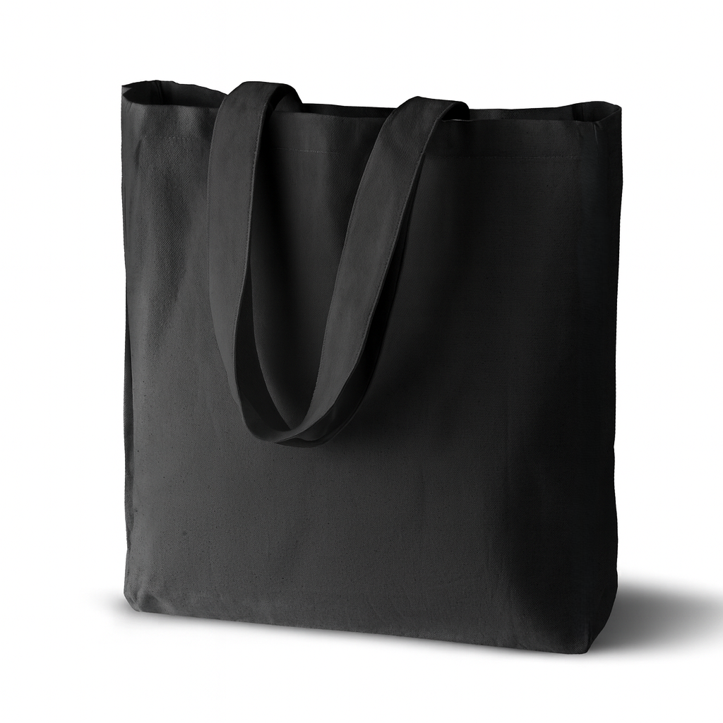 Torba Bawełniana 500x160x400mm Czarna Uchwyt: 70cm