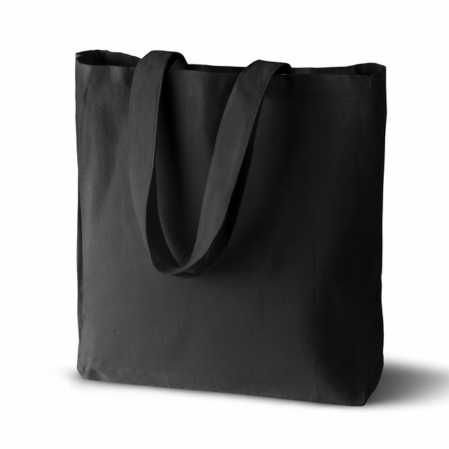 Torba Bawełniana 500x160x400mm Czarna Uchwyt: 70cm