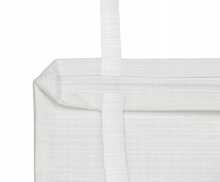 Torba bawełniana 380x420mm Biała garsonka Uchwyt: 70cm