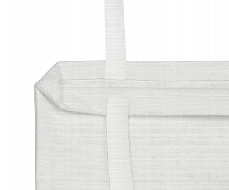 Torba bawełniana 380x420mm Biała garsonka Uchwyt: 70cm