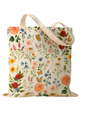 Torba bawełniana 350x380mm Ecru Kwiaty