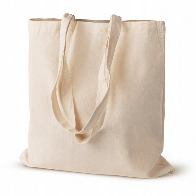 Torba bawełniana 380x420mm z Zieloną Kieszonką Uchwyt: 70 cm